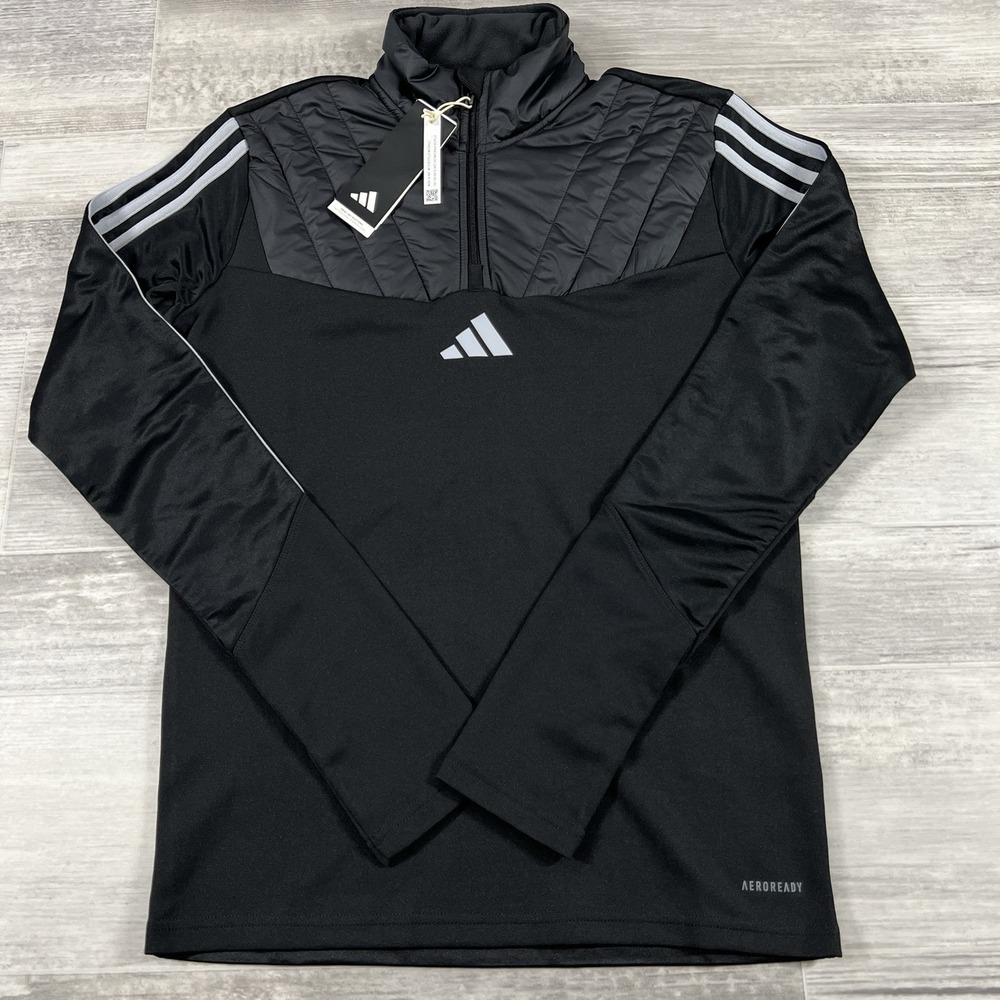 Adidas Tiro 23 Club Winterized Top Color Black Retro Sports Long Sleeve Men's XS